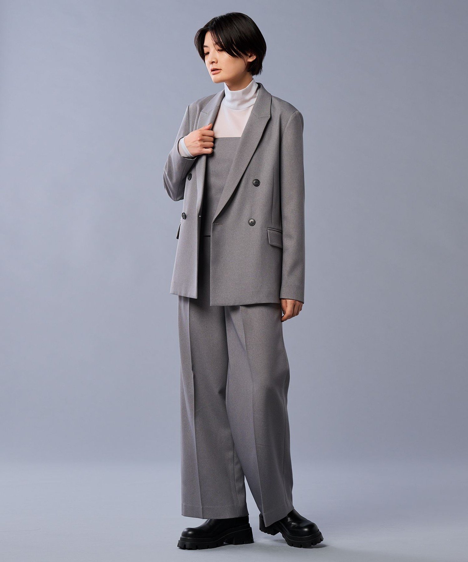 uncrave｜【手洗い可】グラシエウォーム ダブル ジャケット(uncrave