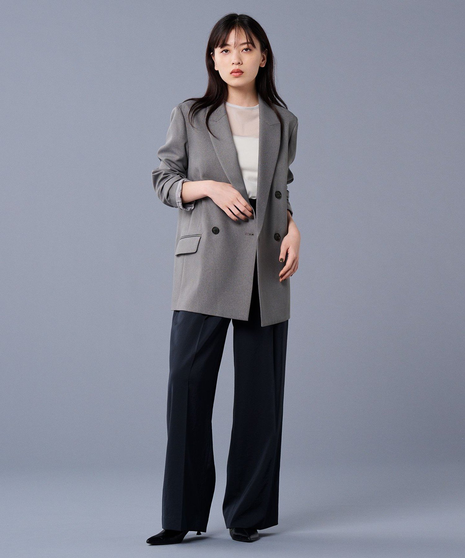 uncrave｜【手洗い可】グラシエウォーム ダブル ジャケット(uncrave