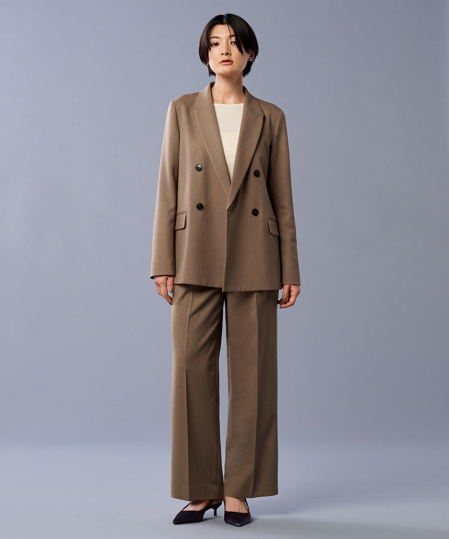 uncrave｜【手洗い可】グラシエウォーム ダブル ジャケット(uncrave