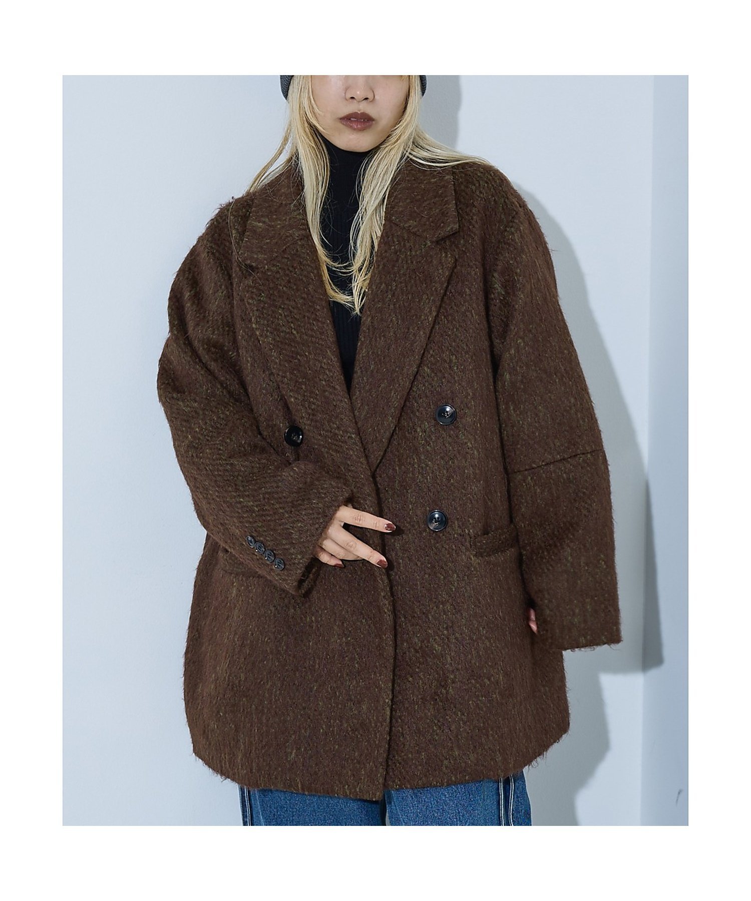 NOMINE｜シャギー ジャケット コート / ジャコット | Rakuten Fashion