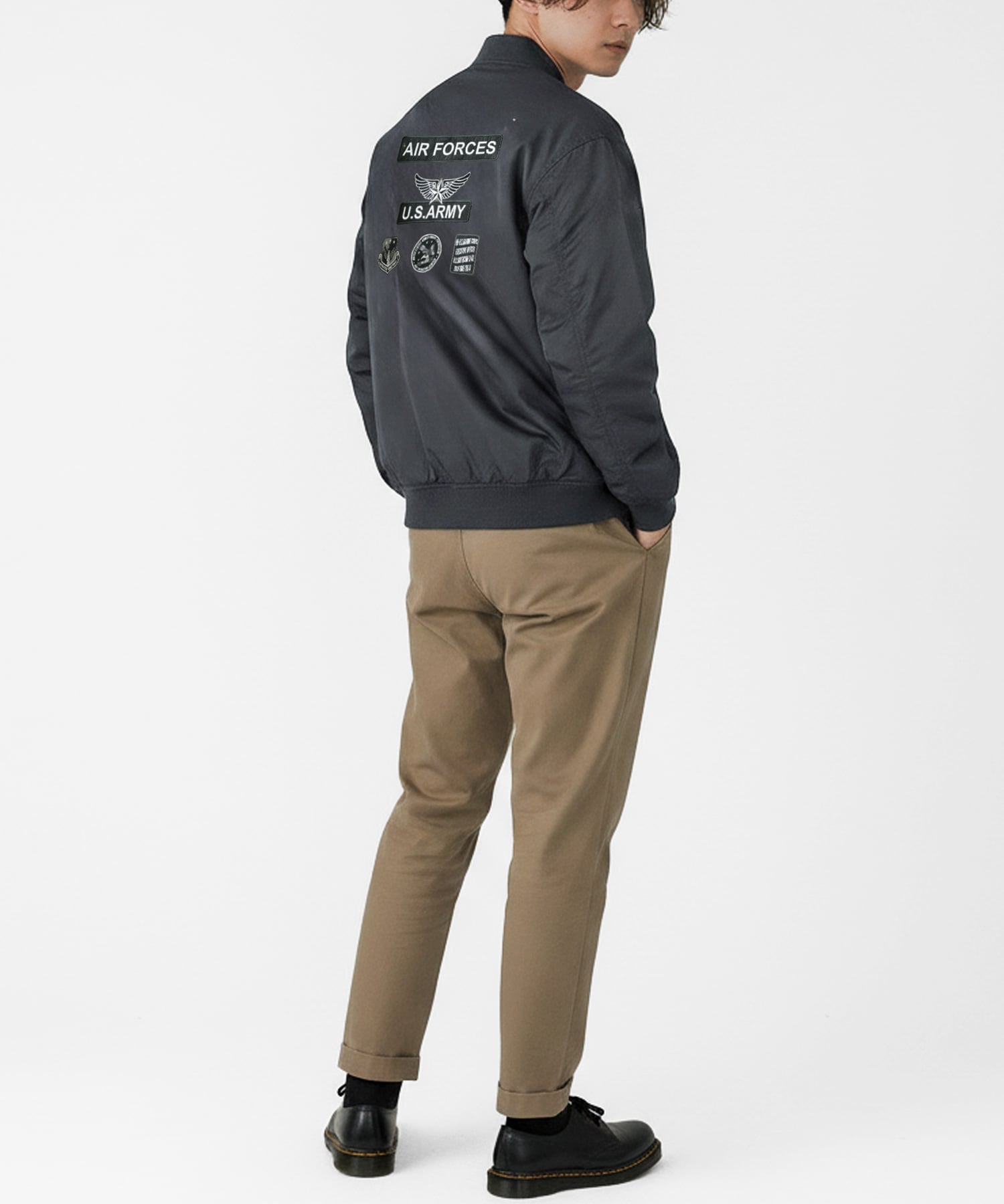 marukawa｜MA-1 ミリタリー ブルゾン フライトジャケット レディース