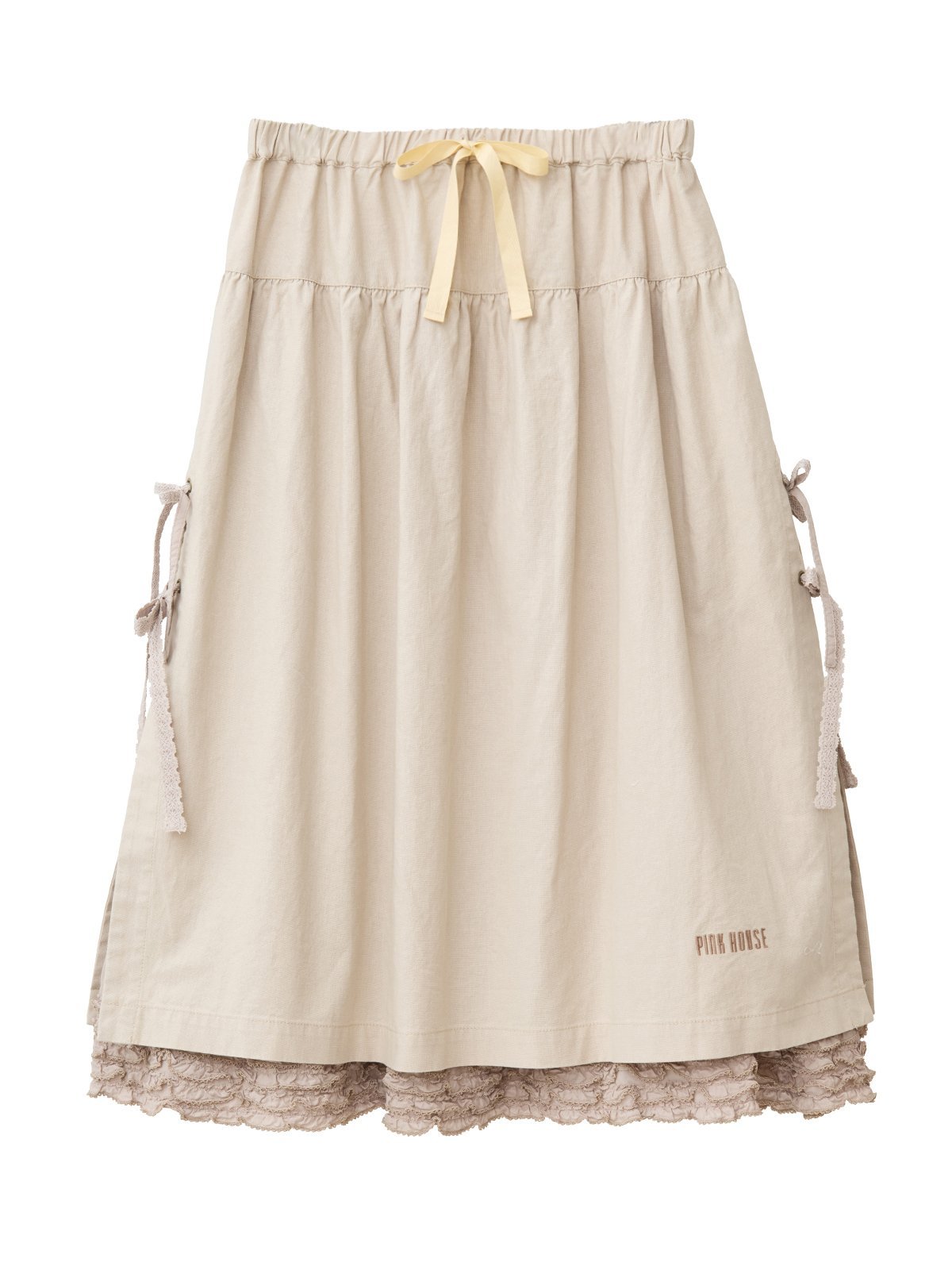 PINK HOUSE｜コットンリネンキャンバススカート | Rakuten Fashion