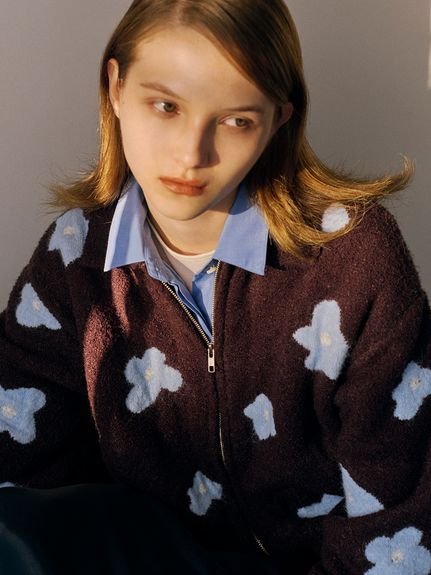 emmi｜ブルゾンライクカーディガン | Rakuten Fashion(楽天