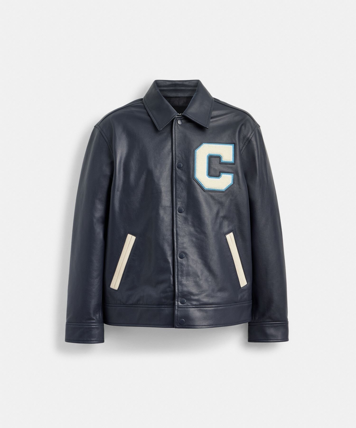 COACH OUTLET｜【公式】レザー ヴァーシティ ジャケット | Rakuten