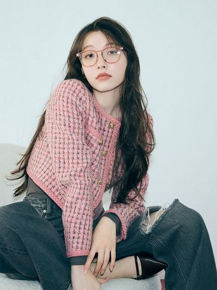 LILY BROWN｜ツイードショートジャケット | Rakuten Fashion(楽天