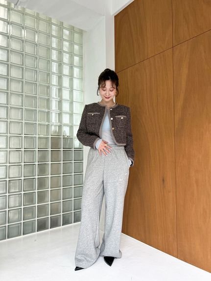 LILY BROWN｜ツイードショートジャケット | Rakuten Fashion(楽天