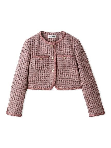LILY BROWN｜ツイードショートジャケット | Rakuten Fashion(楽天
