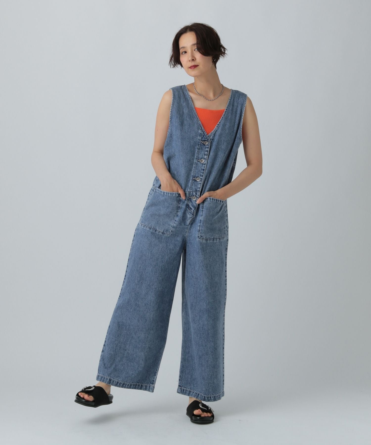 LEPSIM｜デニムオールインワン | Rakuten Fashion(楽天ファッション