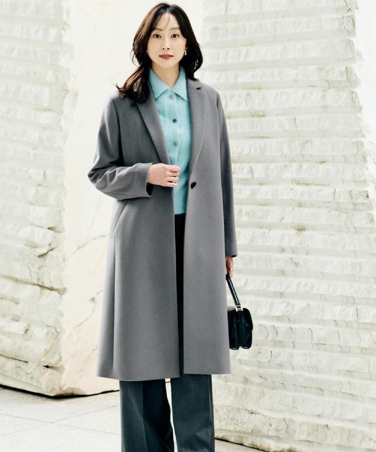 UNTITLED｜【スタイリッシュ/オンオフ兼用】ウールチェスターコート