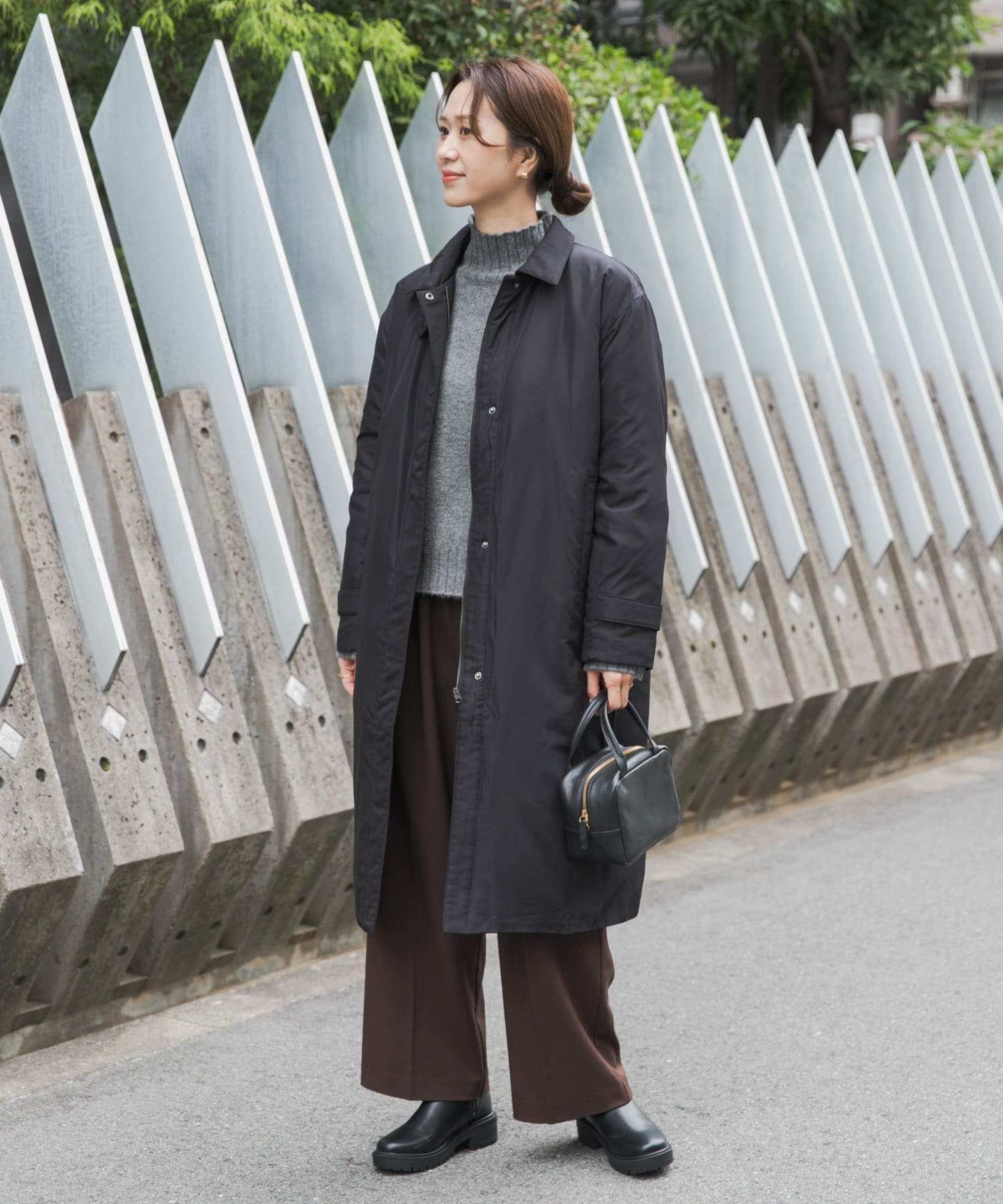 URBAN RESEARCH DOORS｜ステッチレスライトダウンロングコート