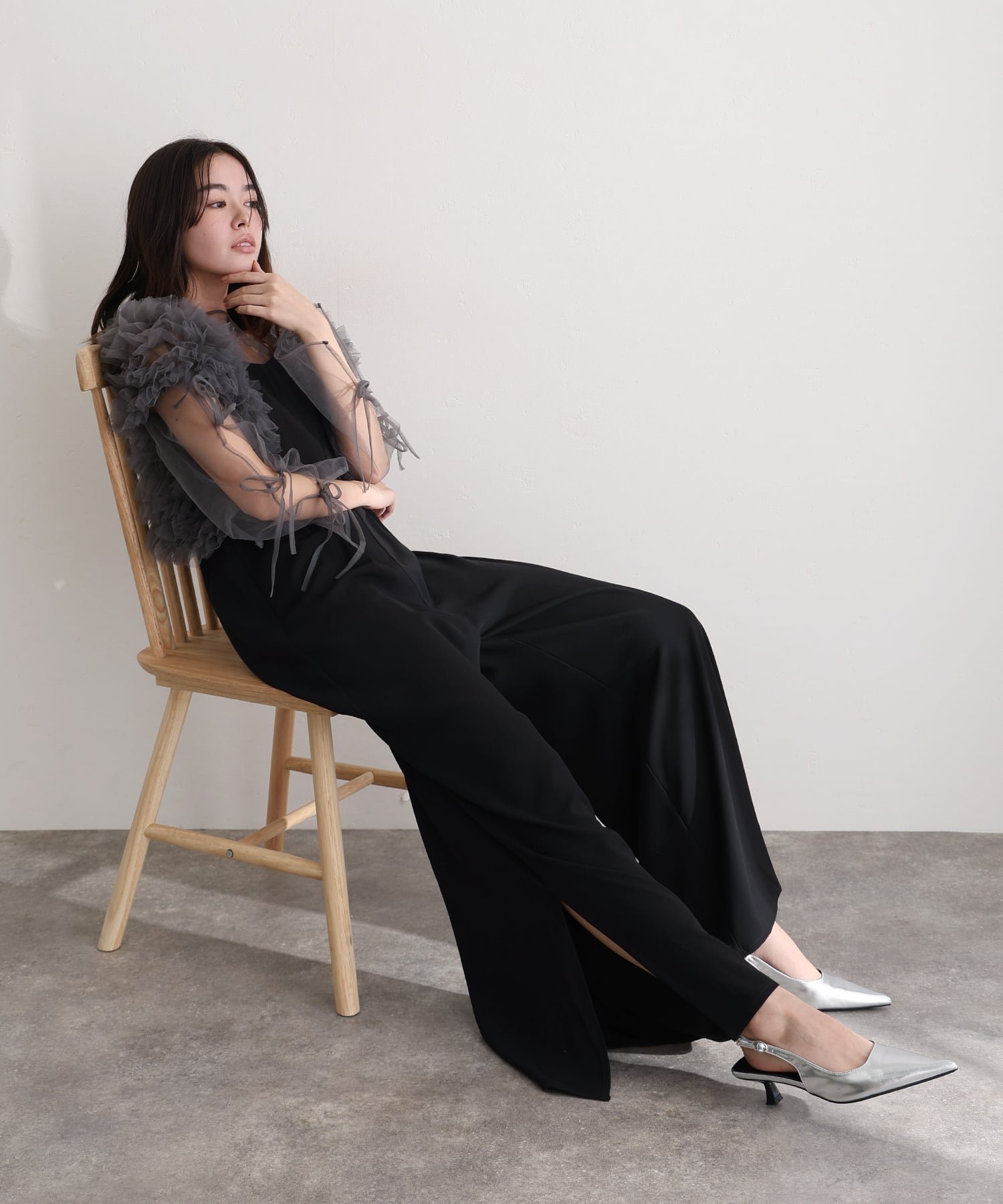 PourVous｜3点セットフリルボレロパンツドレス | Rakuten Fashion(楽天