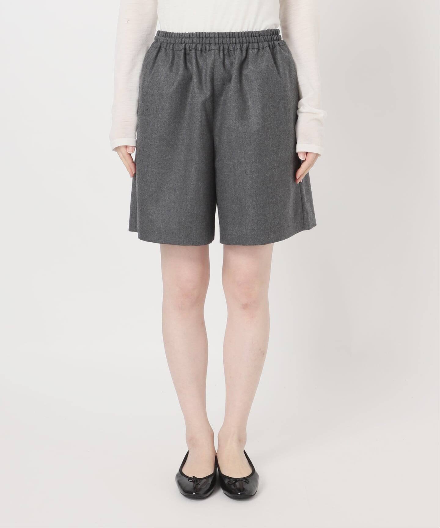 IENA｜ウォッシャブルサキソニーウールショートパンツ | Rakuten