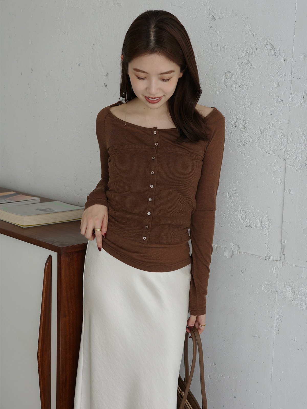 anuans｜シアーウールレイヤリングトップス | Rakuten Fashion(楽天