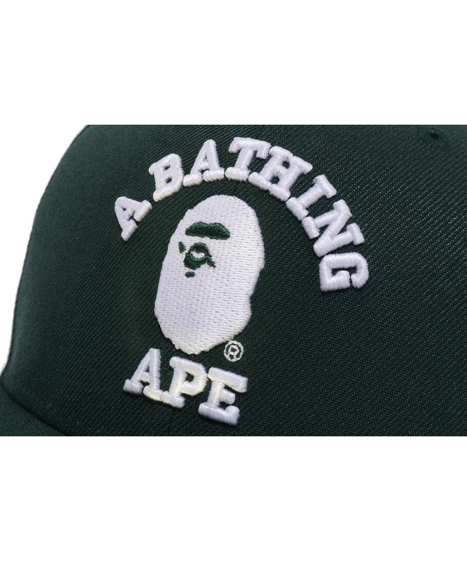 A BATHING APE｜GLOW IN THE DARK COLLEGE NEW ERA 59FIFTY CAP