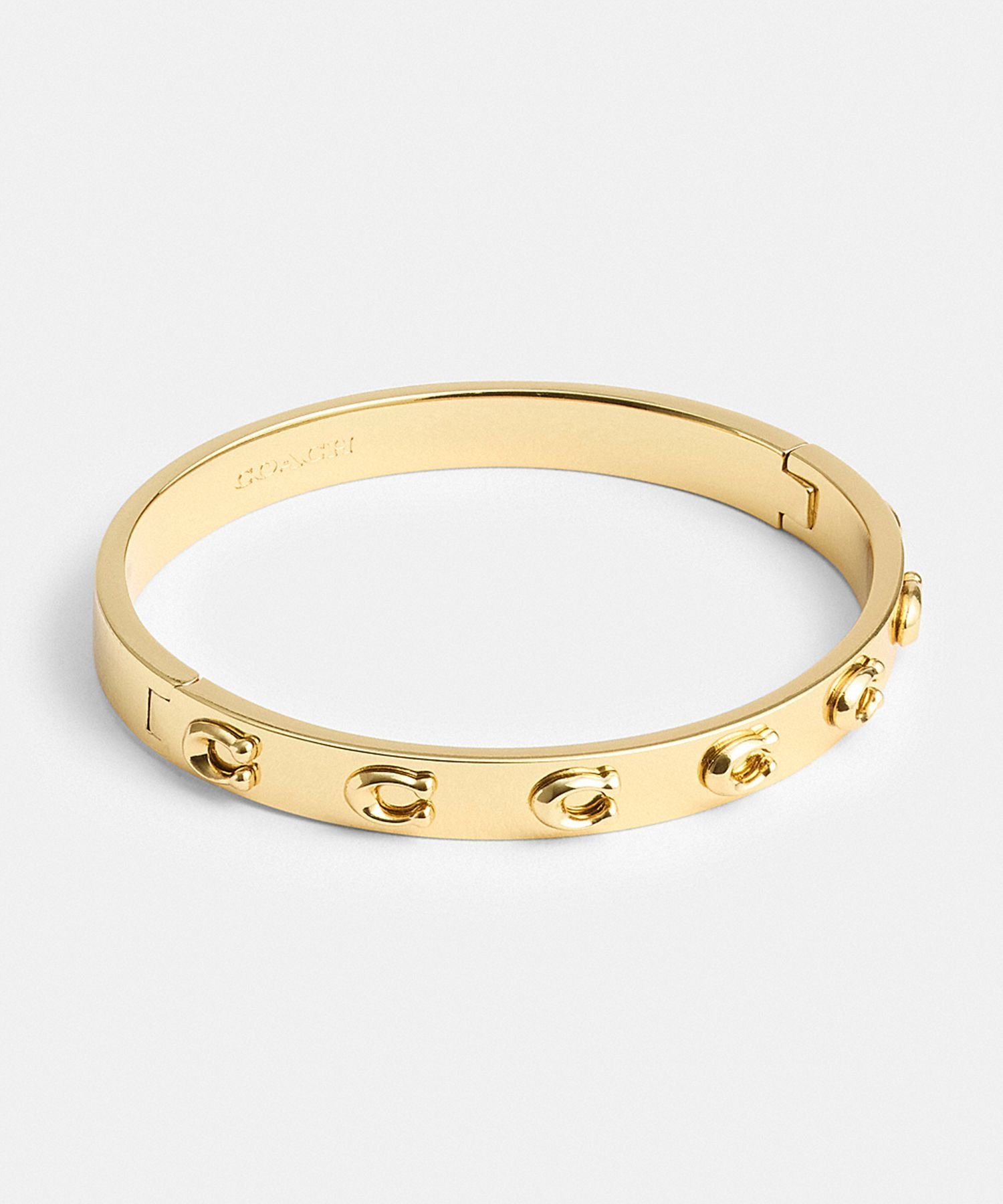 COACH｜【公式】ペグド シグネチャー ヒンジド バングル | Rakuten