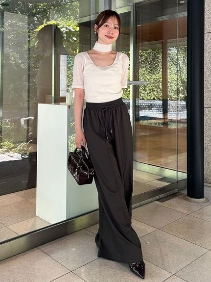 SNIDEL｜フロッキーチュールカットプルオーバー | Rakuten Fashion