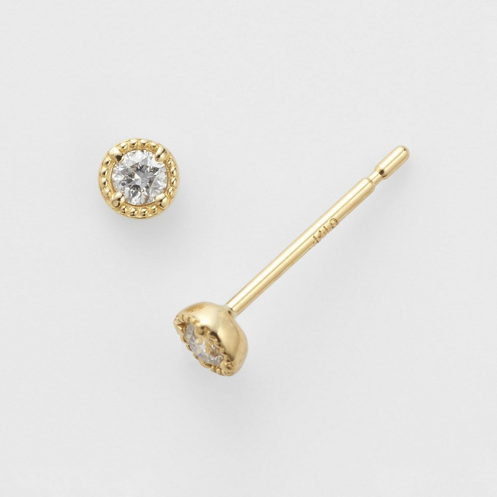 agete｜K18ダイヤモンドピアス(0.04ct) | Rakuten Fashion(楽天