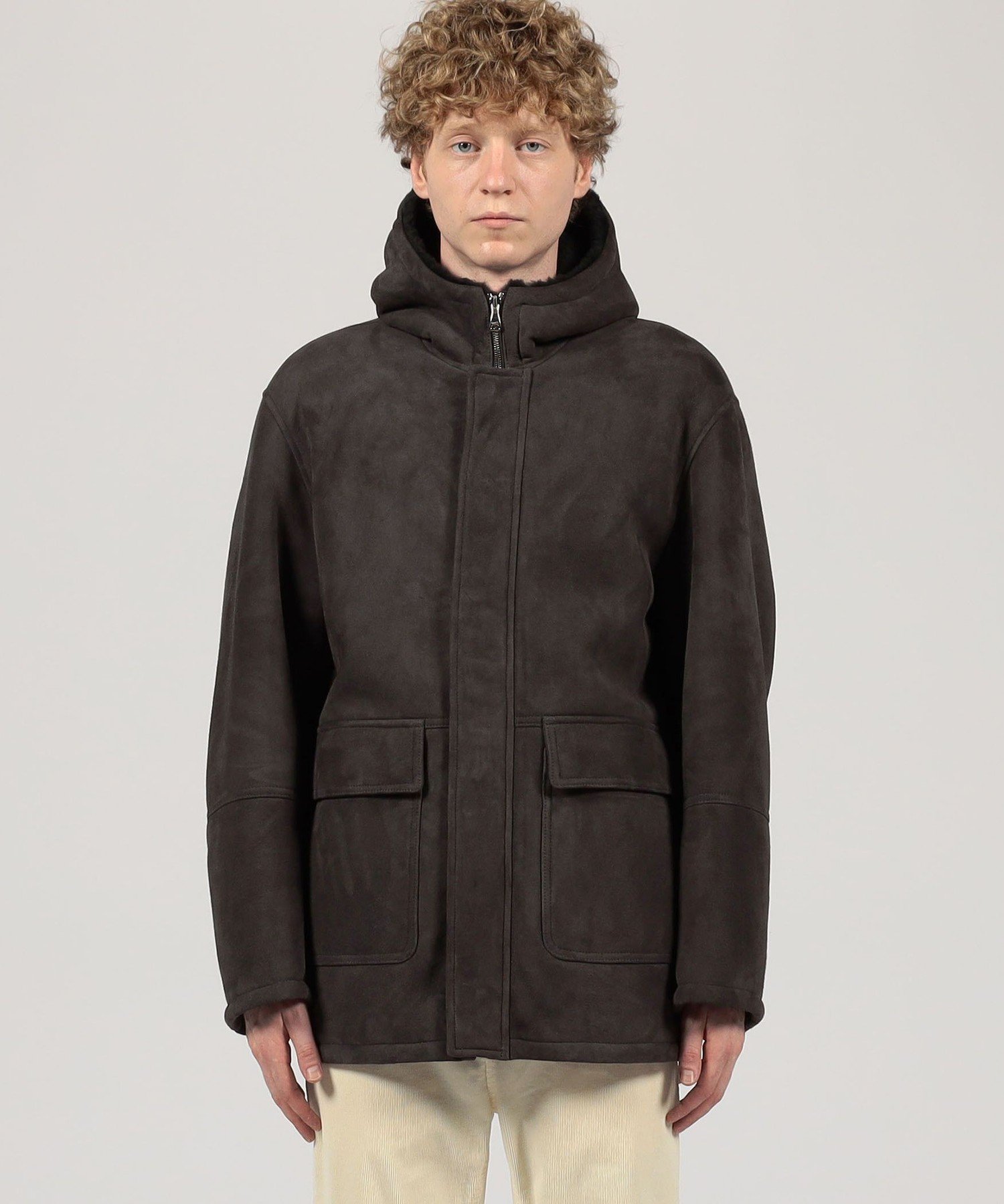 TOMORROWLAND｜【別注】EMMETI ムートンフーデッドコート | Rakuten