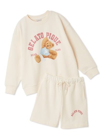 gelato pique｜【JUNIOR】スポーティーベア裏毛プルオーバー&裏毛