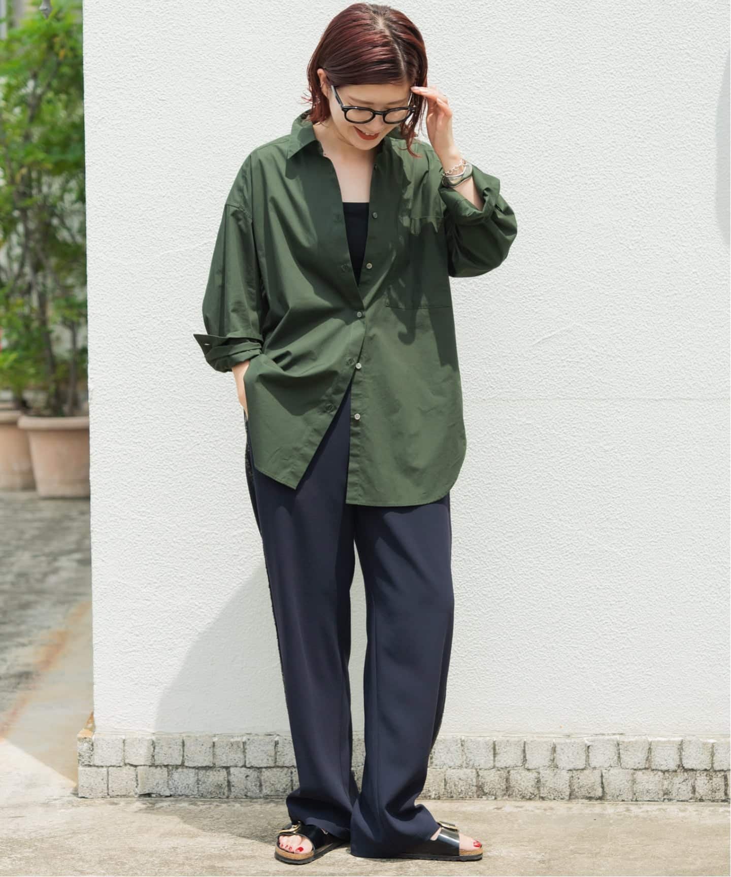 Spick & Span｜《WEB限定 / 追加》50コットンオーバーシャツ | Rakuten