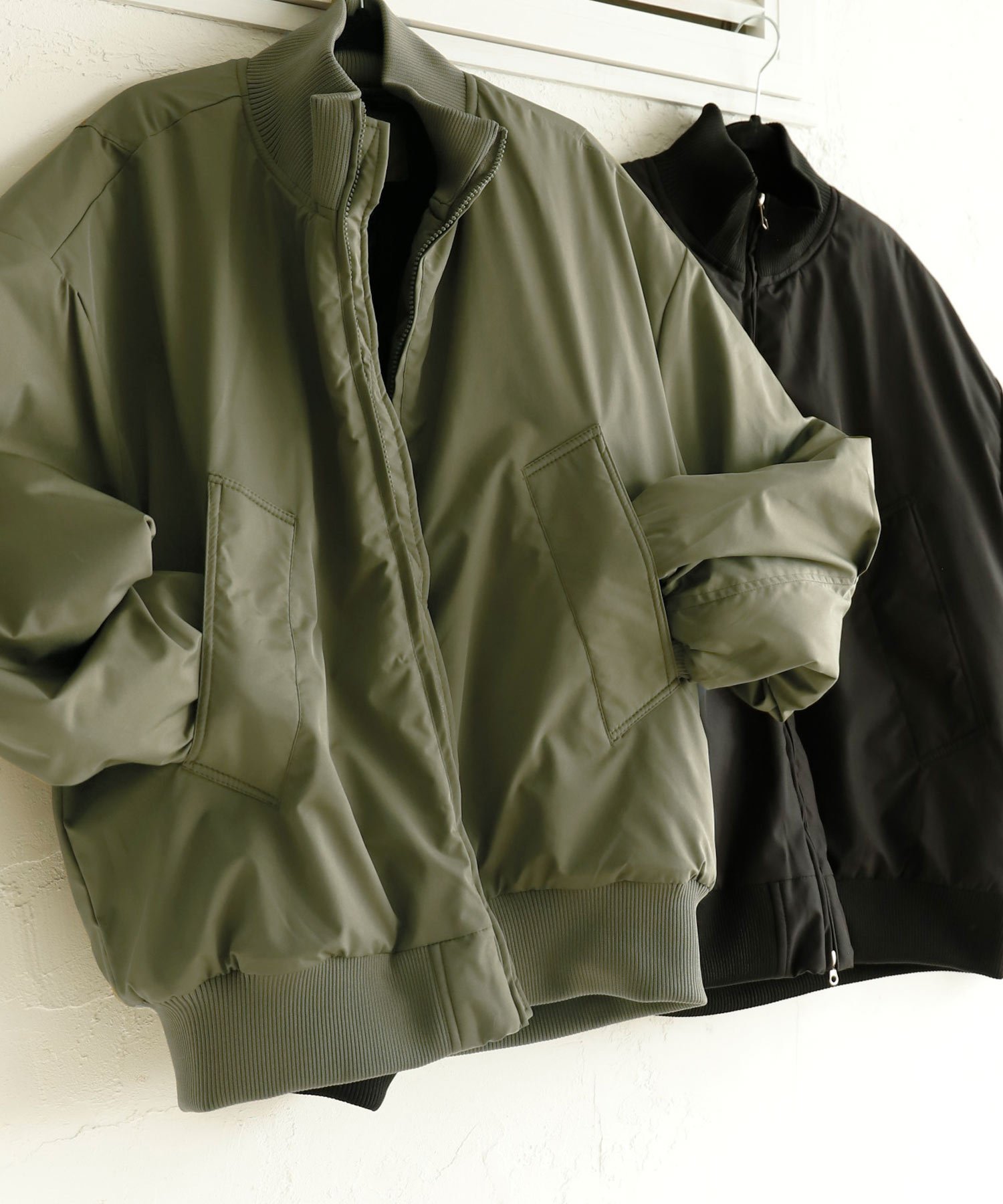 VitaFelice｜中綿ダブルジップブルゾン MA-1 | Rakuten Fashion(楽天