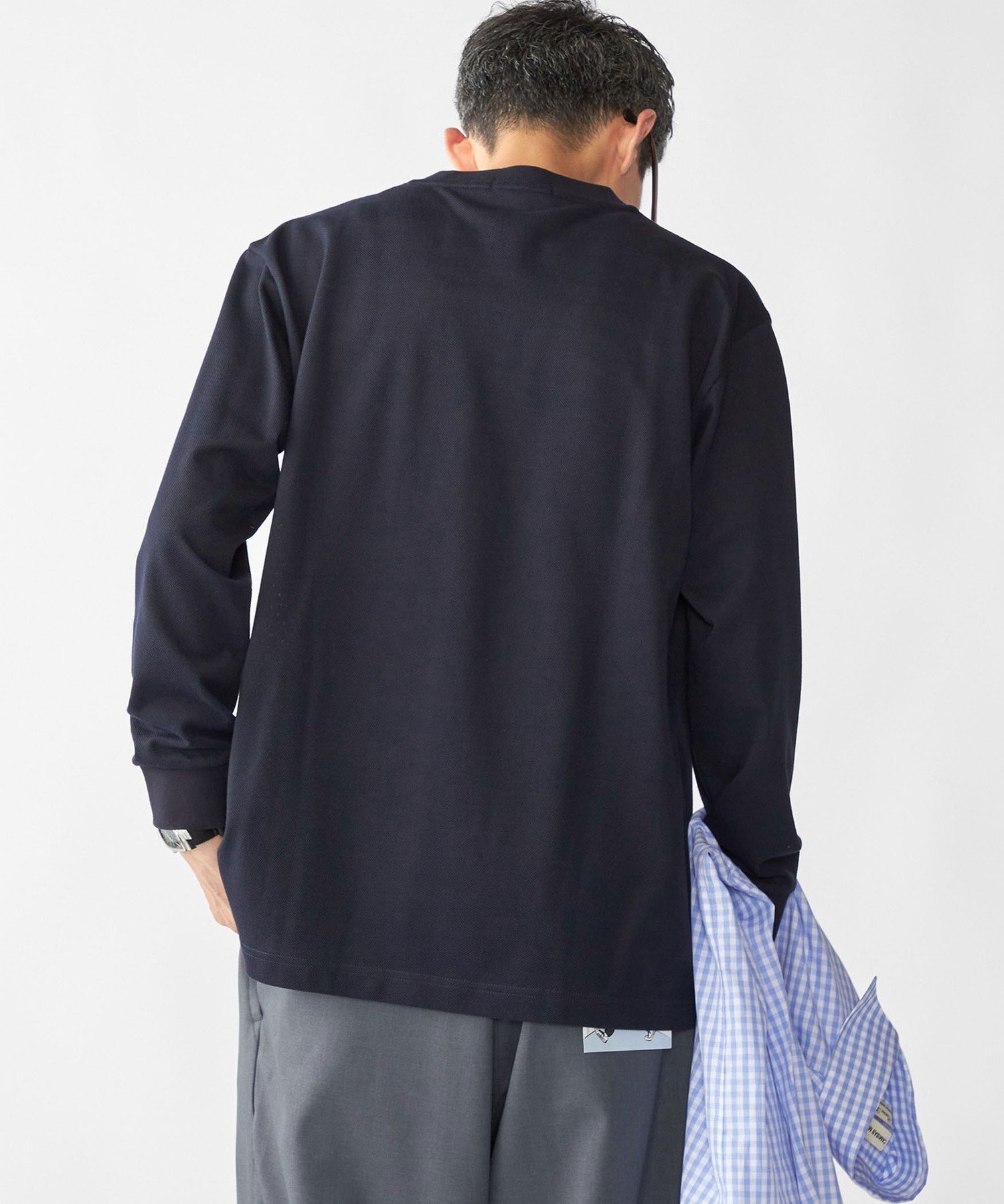 SHIPS｜【SHIPS別注】FRED PERRY: ピケ ロングスリーブ T シャツ