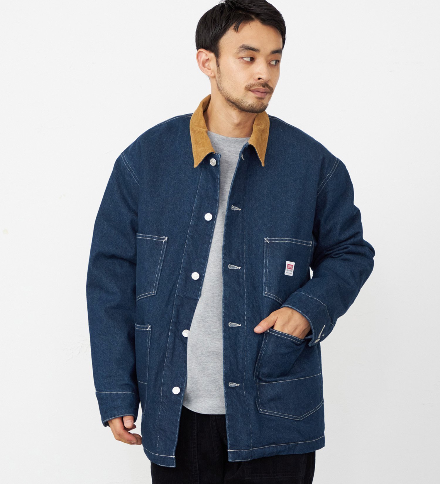 EDWIN ONLINE MALL｜EDWIN カバーオール デニムジャケット