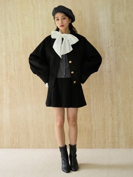 SNIDEL｜ウエストリブプリーツミニスカート | Rakuten Fashion(楽天