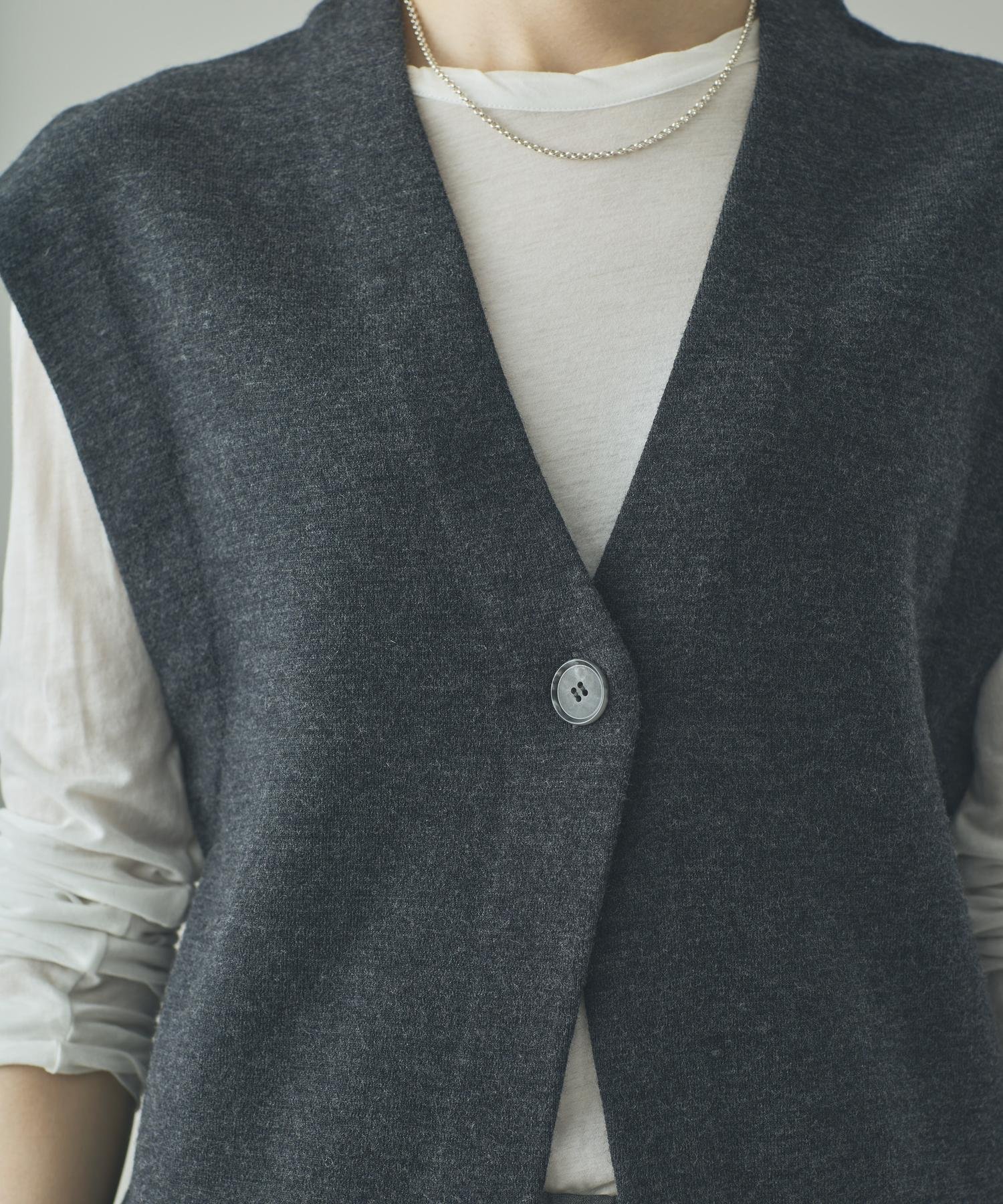 Curensology｜マスキュリンニットベスト | Rakuten Fashion(楽天