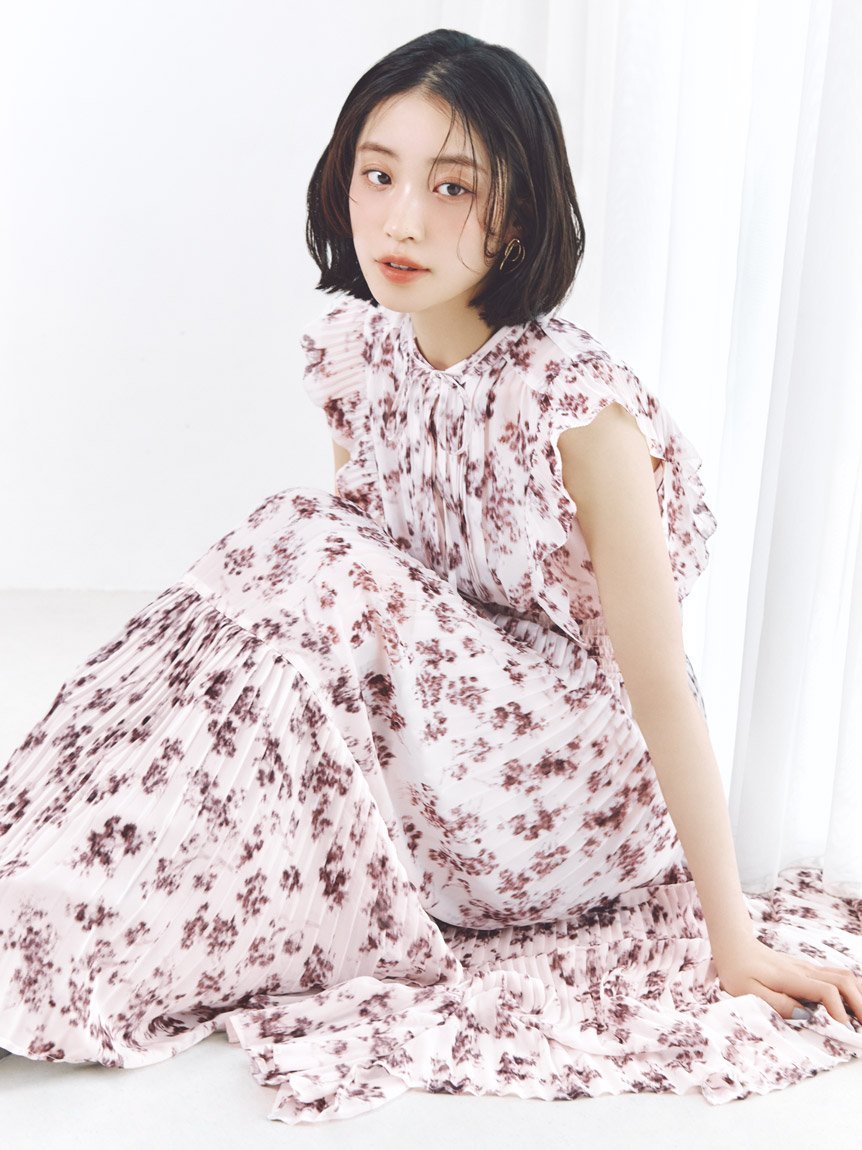 SNIDEL｜【販路限定サイズあり】Sustainableフリルワンピース