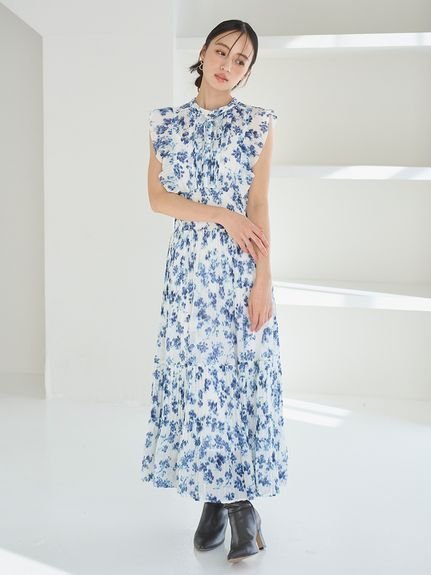 SNIDEL｜【販路限定サイズあり】Sustainableフリルワンピース