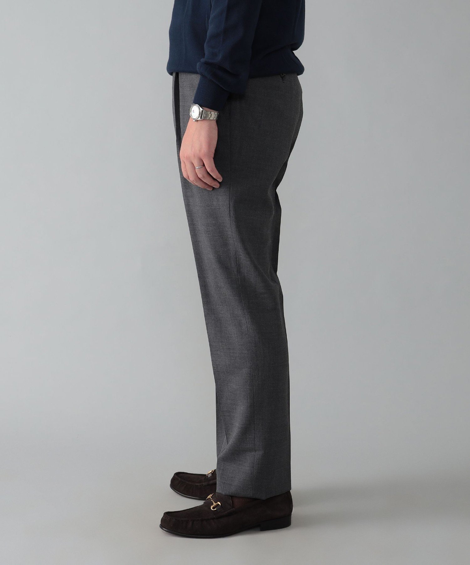 BEAMS MEN｜BEAMS F EXCLUSIVE FABRIC ウール フレスコ 1プリーツ