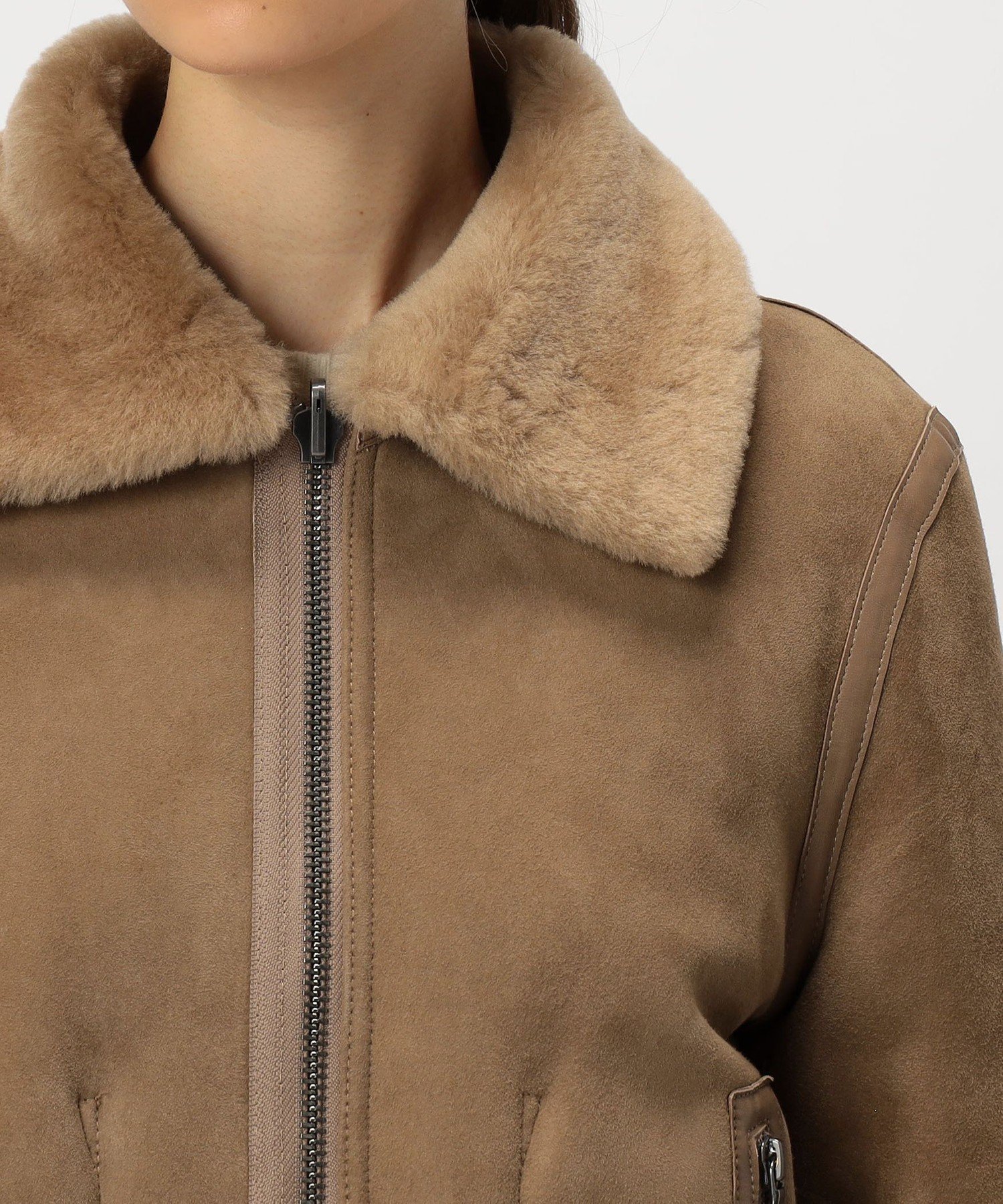 TOMORROWLAND｜ラムレザー ムートンジャケット | Rakuten Fashion(楽天