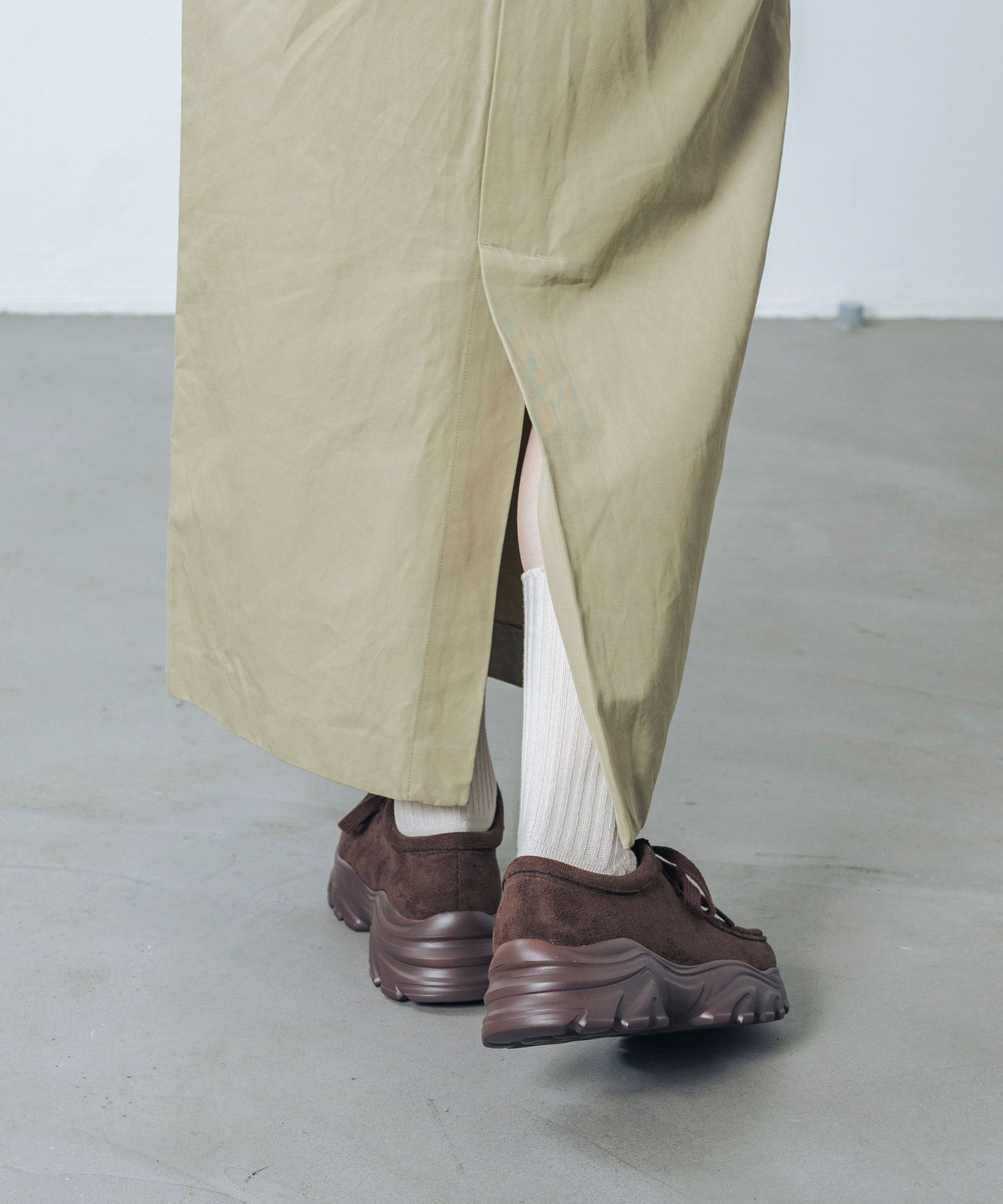 EVOL｜【S-LLサイズ展開・軽量】モカレースアップスニーカー | Rakuten