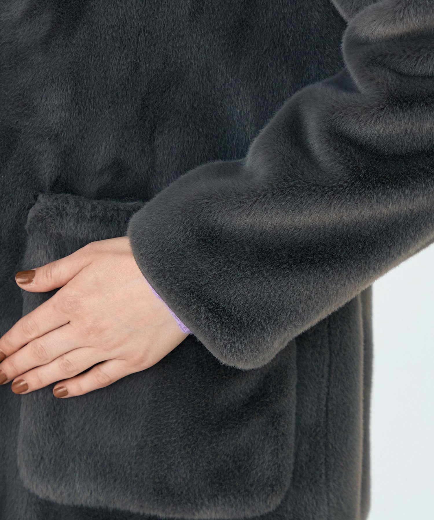 TOMORROWLAND｜スムースファー Vカラージャコット | Rakuten Fashion