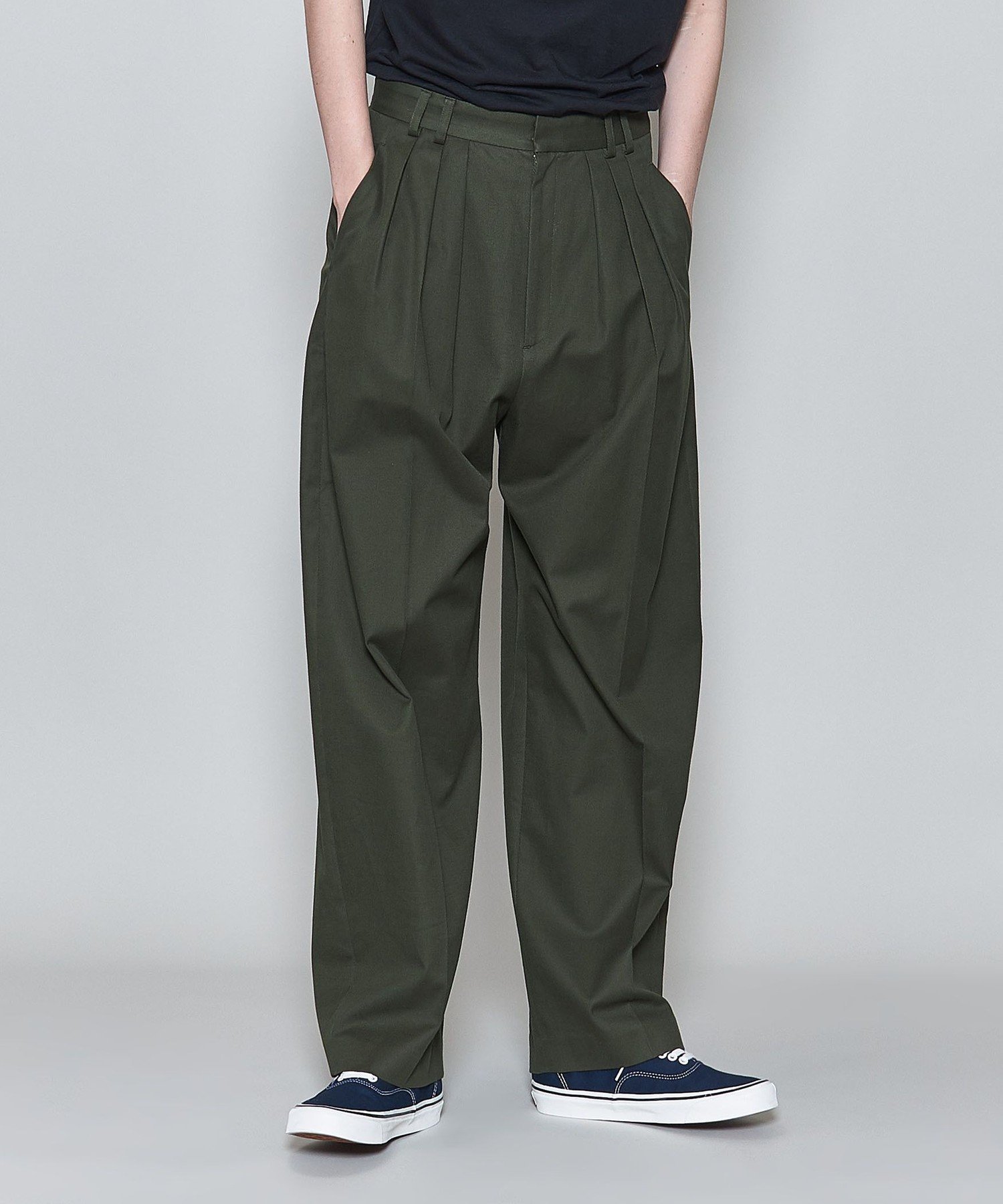 roku 6 ユナイテッドアローズ　オリーブ　カーキ　 ワークパンツ 6(ROKU)＞ワーク パンツ