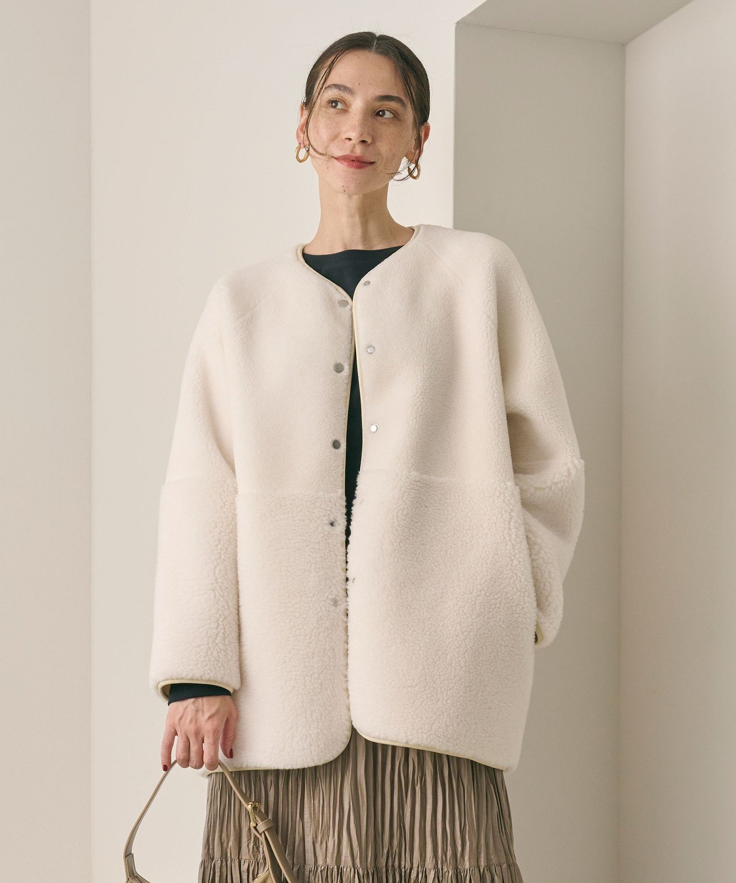 BEAUTY&YOUTH UNITED ARROWS｜【WEB限定】ボア*フェイクムートン