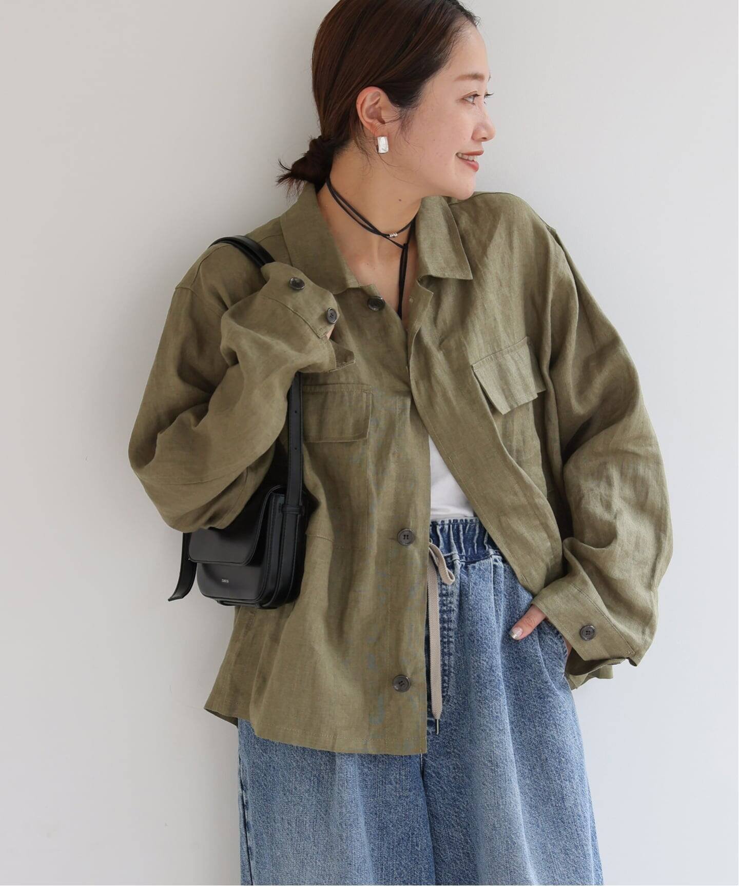 JOURNAL STANDARD｜《追加予約》リネンミリタリージャケット | Rakuten