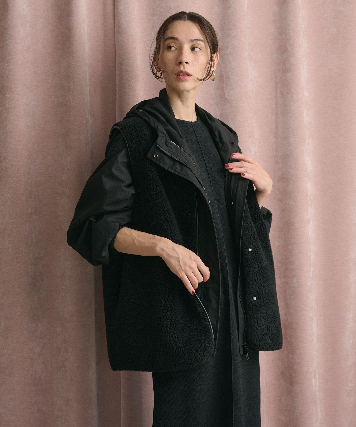 BEAUTY&YOUTH UNITED ARROWS｜【WEB限定】ボア*フェイクムートン