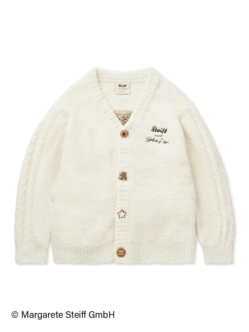 gelato pique｜【Steiff】【UNISEX】パウダージャガードカーディガン