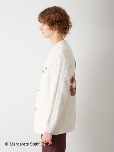 gelato pique｜【Steiff】【UNISEX】パウダージャガードカーディガン