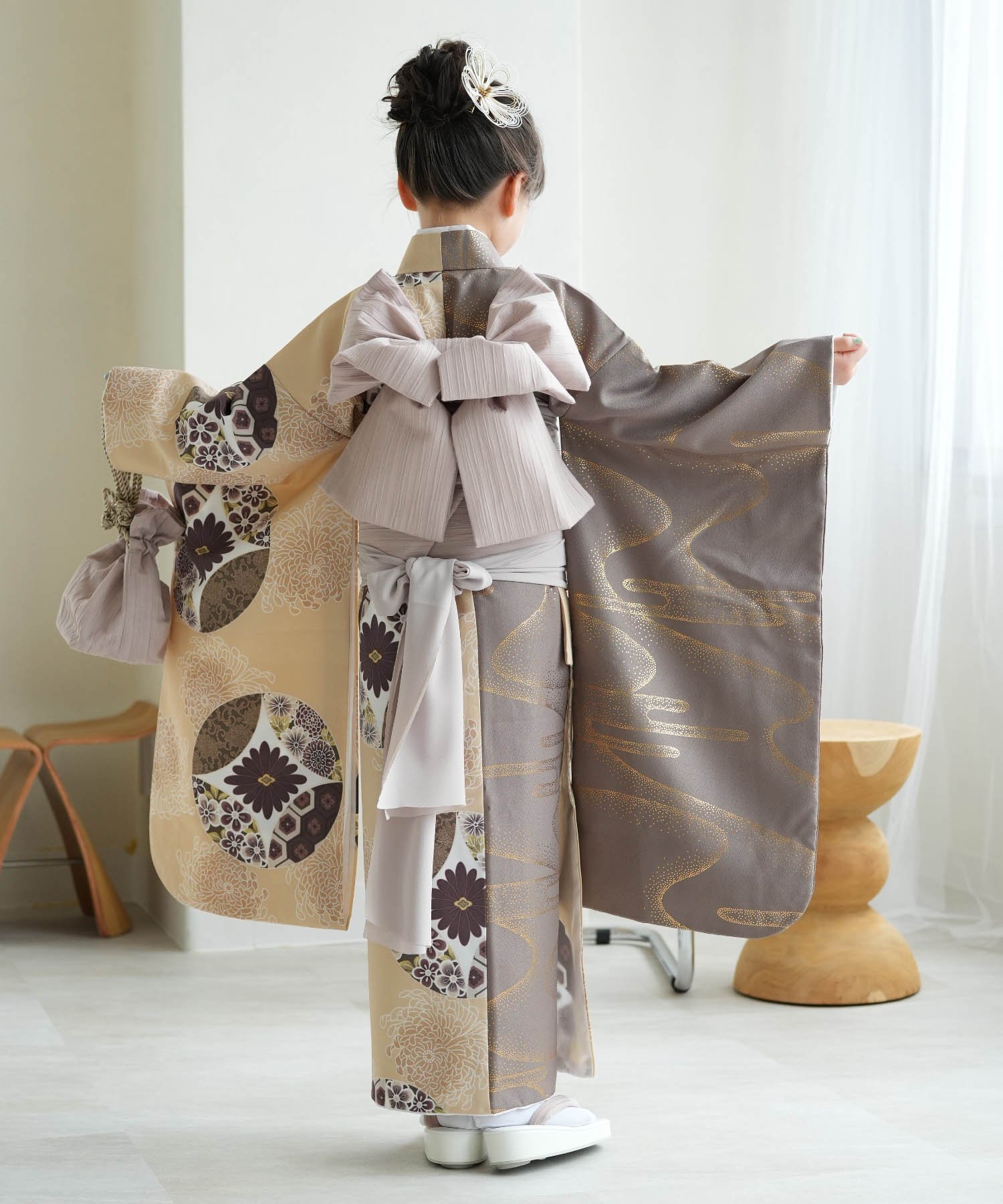 utatane｜ひよこ商店 七五三 着物 7歳 女の子 四つ身 着物セット