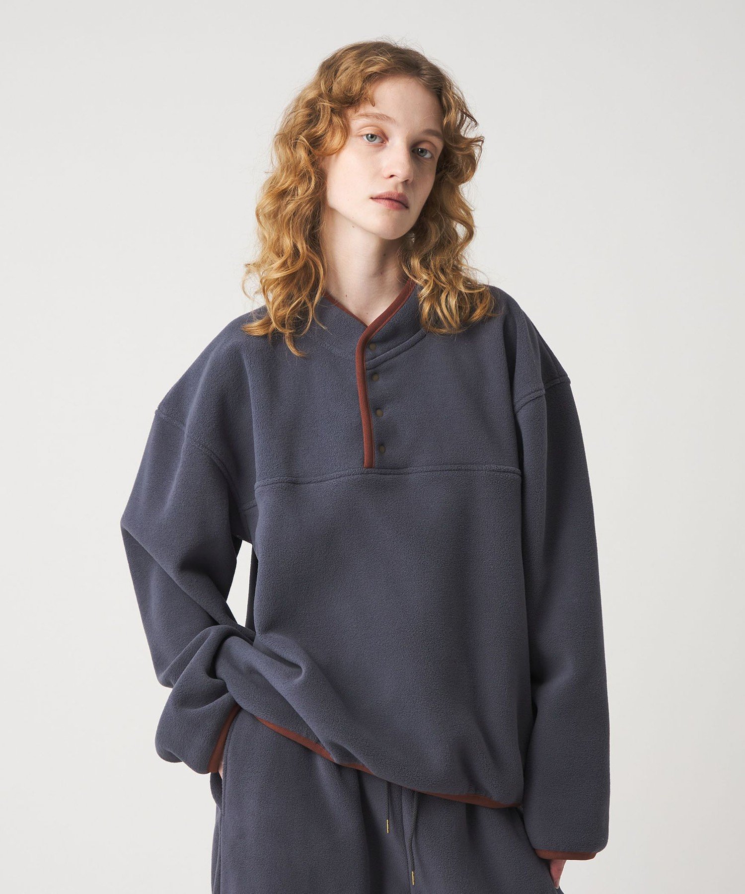 6 roku フリースプルオーバー 2025aw BEAUTY&YOUTH UNITED ARROWS｜<6(ROKU)>フリース プルオーバー