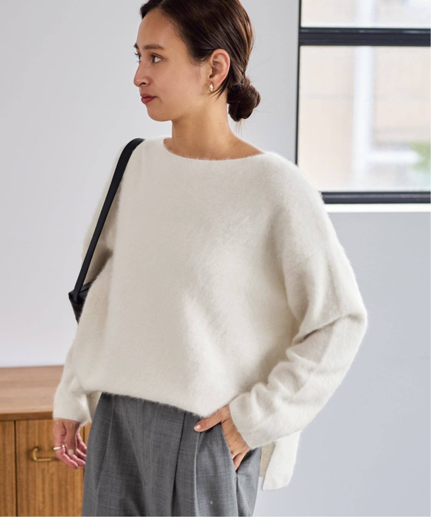 FRAMeWORK｜≪追加≫FOX/CASHMERE ボートネック プルオーバー3