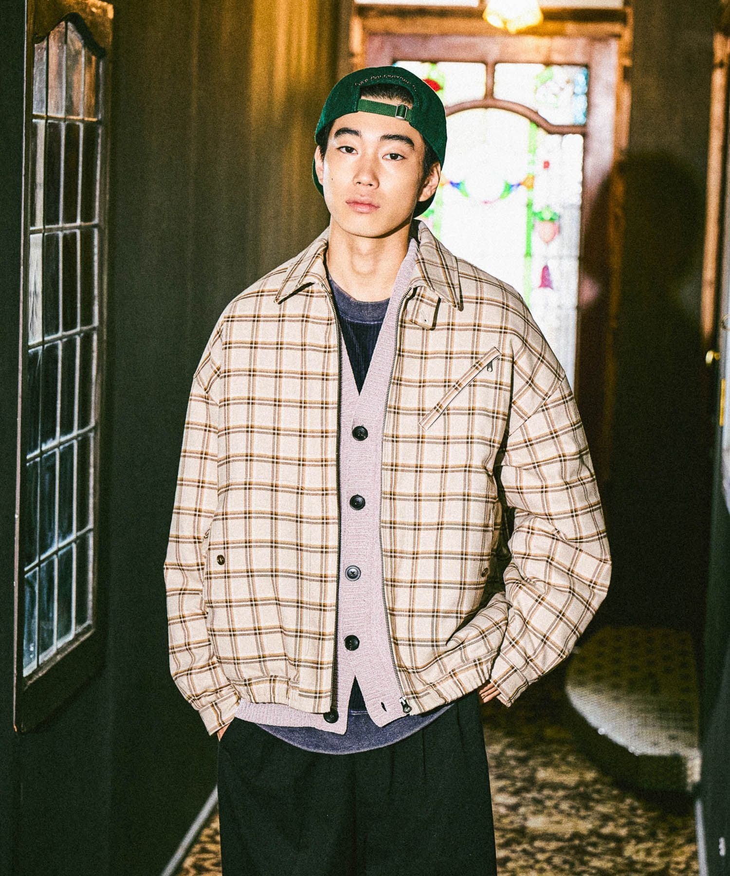 niko and ｜チェックスイングトップブルゾン | Rakuten Fashion