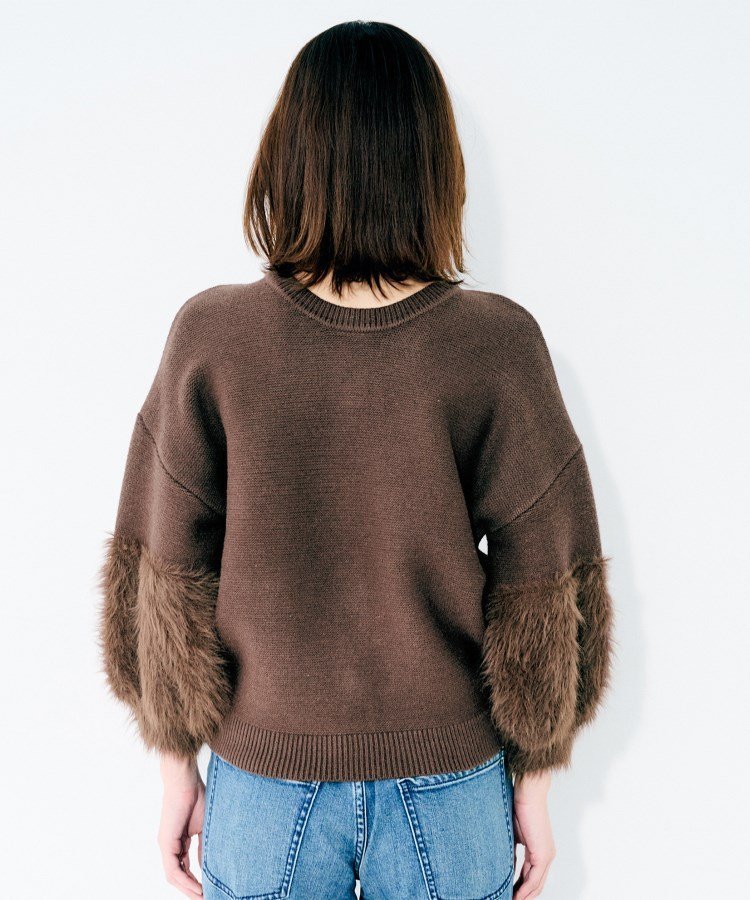 UNTITLED｜【TORRAZZO DONNA】ファースリーブ2wayプルオーバー