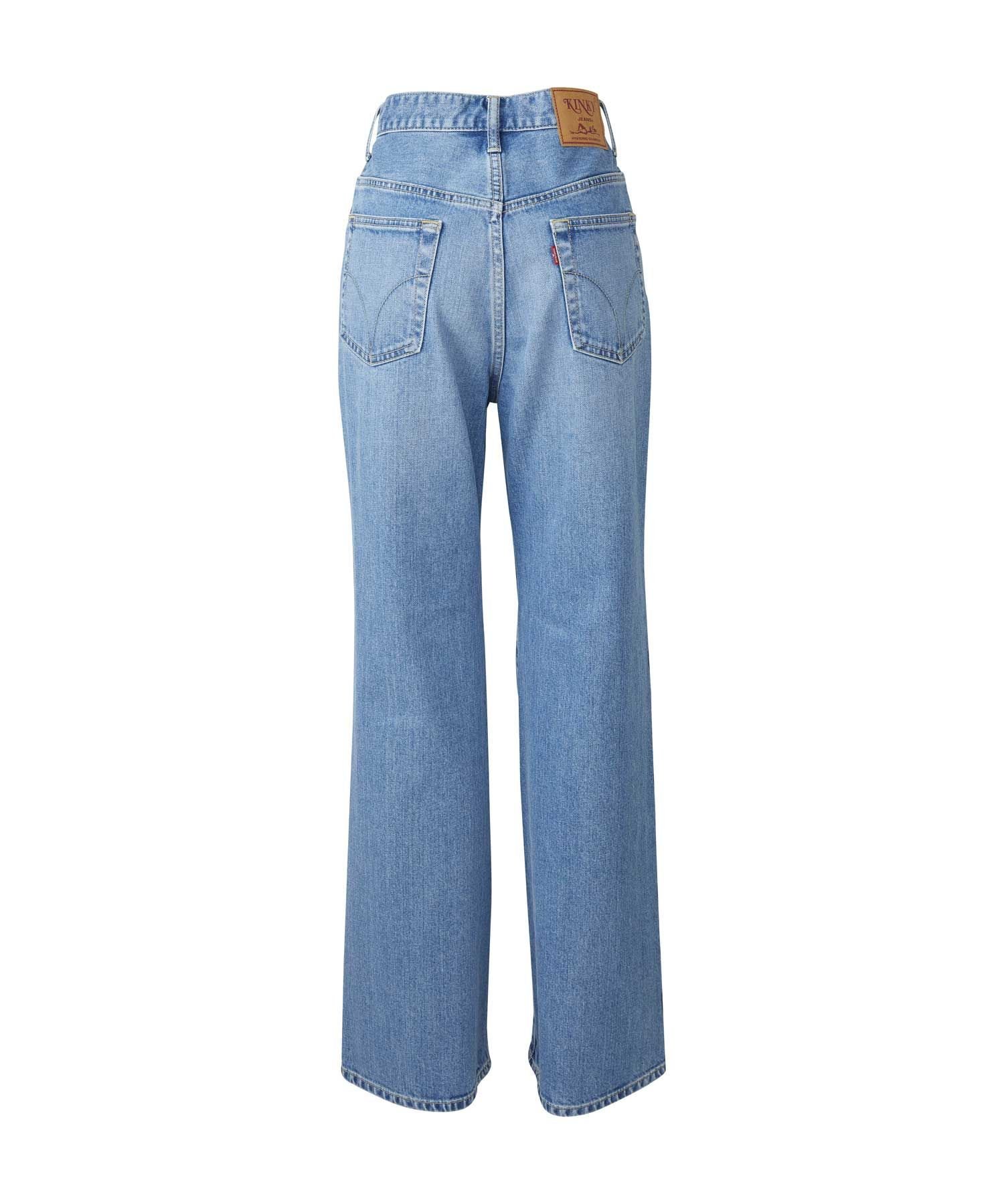 HYSTERIC GLAMOUR｜SNAKE LOOP柄デニムフレアパンツ | Rakuten Fashion