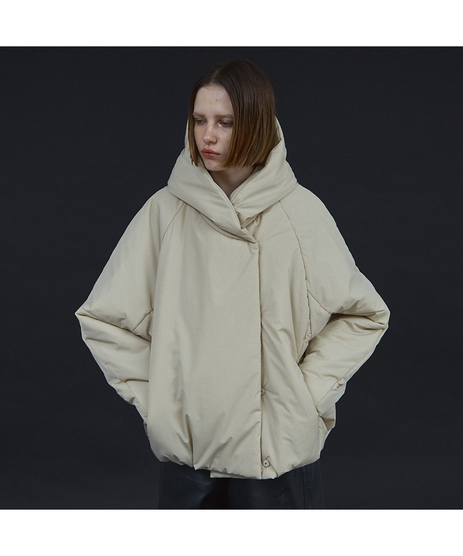 NOMINE｜中綿 ボリューム フード ブルゾン | Rakuten Fashion(楽天