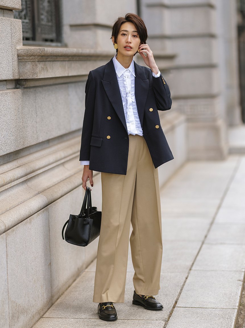 Mila Owen｜金釦ダブルブレストブレザー | Rakuten Fashion(楽天