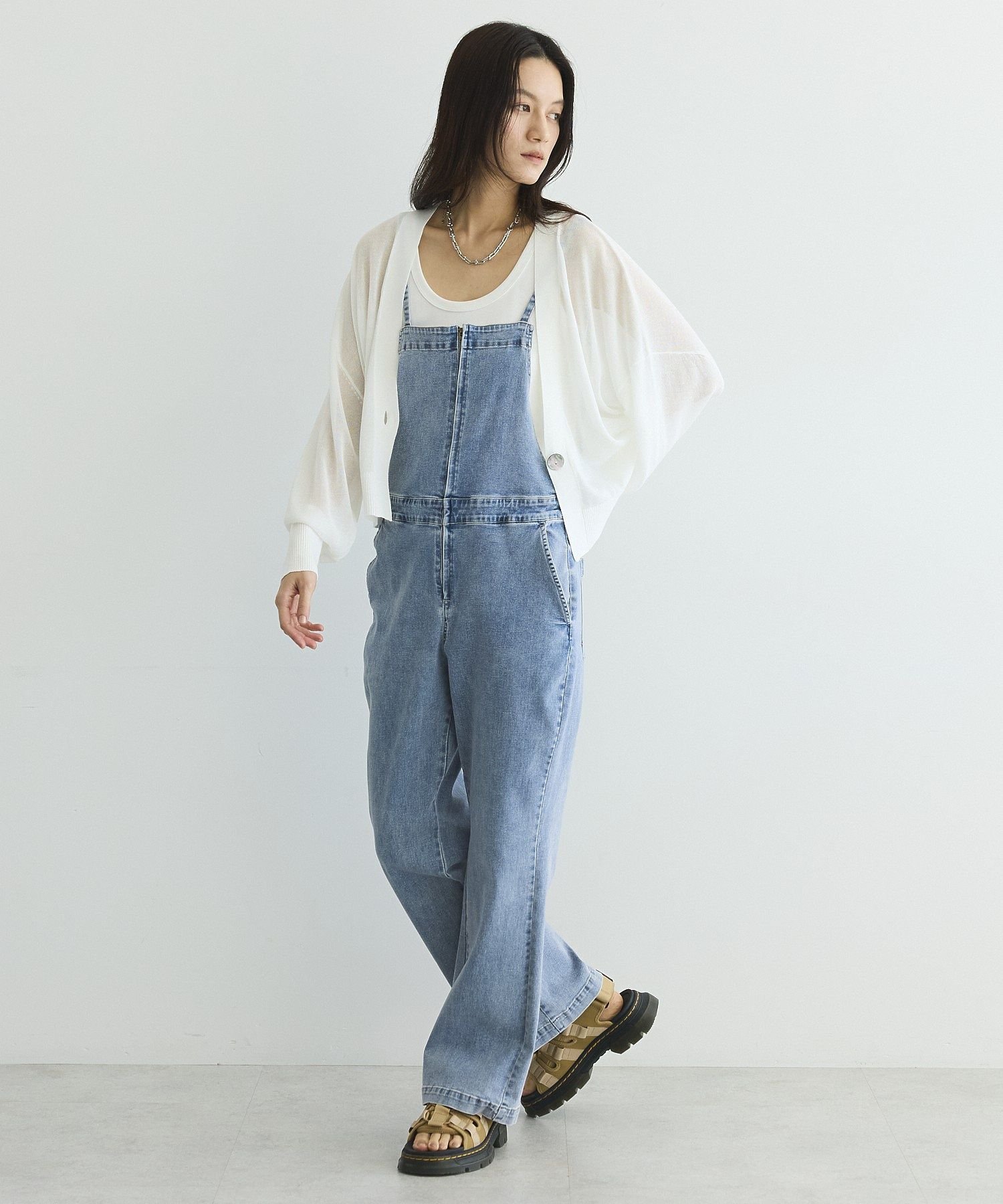 GARAGE OF GOOD CLOTHING｜フロントZIPデニムサロペット | Rakuten